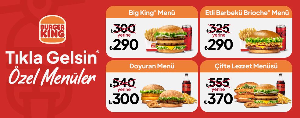 Tıkla Gelsin® Özel İndirimli Menüler