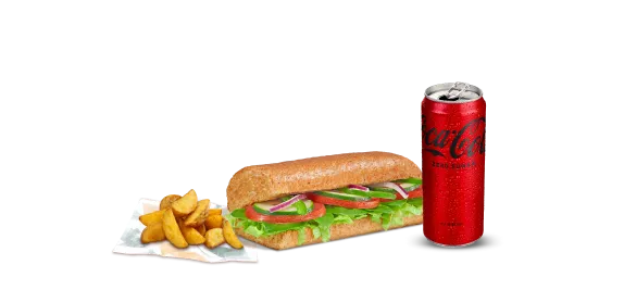 Sebze Keyfi Sandviç (15 cm.) Menü